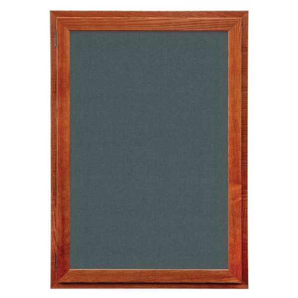 Outdoor Enclosed Combo Board, 72"x36", Black Frame/Burgundy & Pearl